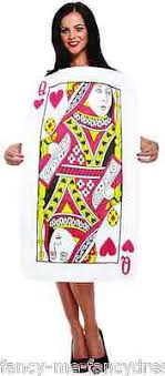 Don't forget a brush and red. Ladies Queen Of Hearts Alice Wonderland Playing Card Fancy Dress Costume Outfit Ebay