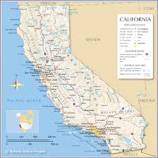 It is the most populous state in the nation. Map Of California State Usa Nations Online Project