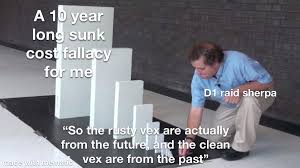 Damn d1 Ambiguous lore : rdestiny2