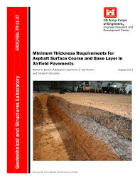 Pdf Minimum Thickness Requirements For Asphalt Surface