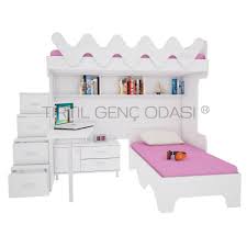 Klasik ranza modellerin aksine geniş odalara uygun büyütülmüş dolap ebatları,dilediğiniz renklerde görsellik sunan modelimizde; 13 06 Calisama Masali 2 Yatakli Ranza Tirtil Genc Ve Cocuk Odasi Ranza Ranzalar Ranza Yatak Dekor