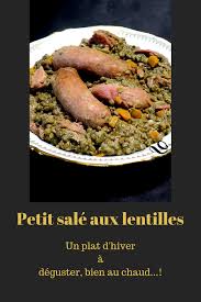 Petit Sale Aux Lentilles Plat Sans Viande Petit Sale Lentilles Plat