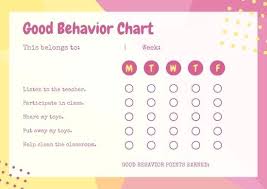 Classroom Reward Chart Template Enewspaper Club