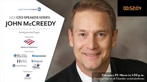 CEO Speaker Series with John McCreedy, President and CEO of Amalgamated  Sugar