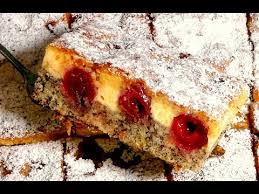 Kirsch Topfen Mohnkuchen Euromeal Com Youtube