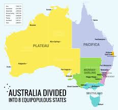 Australia As 8 Equally Sized States By Alasdairgunn On Deviantart Australia Australia Map Rockhampton