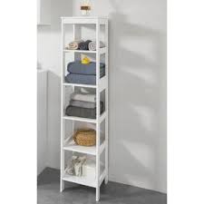 Modernes leiterregal mit 4 boden badezimmerregal standregal bucherregal regal regal leiterregal treppen. Badregal Weiss Zum Verlieben Wayfair De