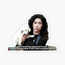 #b99 #brooklyn nine nine #brooklyn 99 #amy santiago #rosa diaz #gina linetti #stephanie beatriz #chelsea peretti #melissa fumero #icons #fandom icons. Rosa Diaz Stickers Redbubble