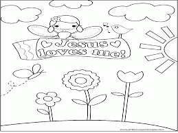 They will come together in one downloadable packet so you will get both for free. Jesus Loves Me Coloring Pages Printables Coloring Home