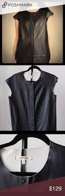 J Brand Black Sleeveless Leather Jacket S Fashion Branding Clothes Design Fashion Design