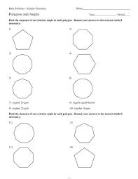 In the image attached you can find the unit 7 homework. 6 1 Ws Only Polygons And Angles