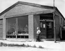 Clyde Stanley Outside The Keota Post Office Stanley S Store 1959 Keota Colorado Keota Colorado Post Office