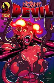 Horny devil (kaka), 16 images. Horns porn comics.