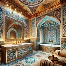 Vintage Ottoman Tilework Canvas