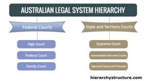 Hierarchy Of Australian Legal System Chart Hierarchy Structure