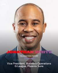 🏆 Feature Announcement! We're excited to spotlight Jonathan White, Vice  President of Business Operations for the Phoenix Suns' G League affiliate  leading the launch of the brand new franchise. Jonathan has served
