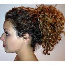 Perfect 3b Type Curly Pony Tail Curly Hair Styles Curly Ponytail Hair Styles