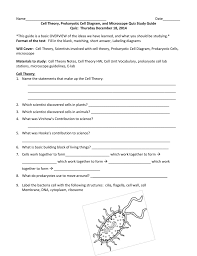 Explore what is cell theory & parts of cell theory. Cell Theory And Cell Diagram Quiz Study Guide
