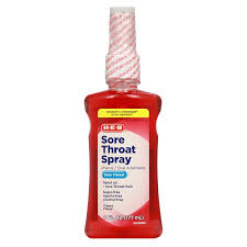 H E B Cherry Sore Throat Spray Shop Cough Cold Flu At H E B