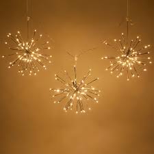 Silver Starburst Lighted Branches With Warm White Led Twinkle Lights 3 Pc Christmas Lights Etc Starburst Light Twinkle Lights Lighted Branches