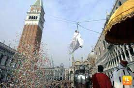Un evento significativo che racconta di storia, che seppur in modo molto. Carnevale Il Volo Dell Angelo A Venezia Video Ilmeteo It