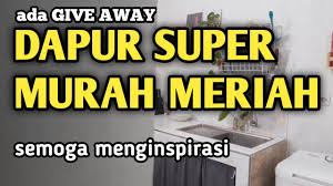 Ingin punya desain dapur minimalis sederhana yang murah namun tetap unik juga bisa kamu wujudkan dengan penambahan beberapa wall art dan stiker dinding yang menarik. Trik Sederhana Give Away Dekorasi Dapur Minimalis Super Murah Meriah Dapur Super Biasa Aja Dapur Pasutri Gaje Cara Mudah Di 2020 Rabab Minangkabau