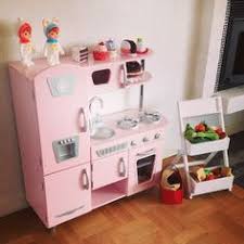 kidkraft vintage play kitchen pink