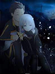 Satella (サテラ) is the witch of envy responsible for the great calamity 400 years ago who is currently sealed underneath the pleiades watchtower. Re Zero Subaru And Satella By Srlmao On Deviantart