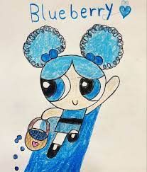 In the doghouse blister from the powerpunk girls. Powerpuff Girls Blueberry Novocom Top