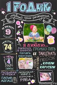 плакат на день рождения ребенку 1 год своими руками Plakat Melom 1 Godik 2 Dlya Devochki Detskie Postery Plakat Prazdnichnye Plakaty
