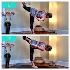 Kathryn Budig Challenge Pose Funky Sugarcane In Half Moon Pose Kathryn Budig Yoga Yoga Challenge Poses Yoga Challenge