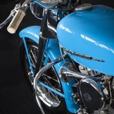 Image result for Blue 1952 Motorcycle