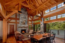 Open floor plans are a signature characteristic of this style. Post And Beam Construction Techniques