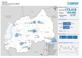 What are the geographical coordinates of rwanda? Document Unhcr Rwanda Operation Data Rwanda Map 2018 01 31