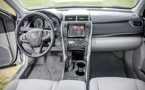The glare from the sun makes is impossible. 2015 Toyota Camry Xle V6 First Drive