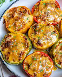 Easy Stuffed Bell Peppers Recipe Stuffed Peppers Easy Cooking Recipes Stuffed Bell Peppers