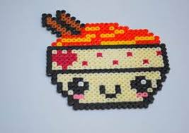 Des centaines de modèles de pixel art faciles à réaliser et à imprimer ! Art Pixel Art Facile Kawaii Nourriture