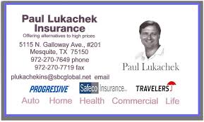 Maybe you would like to learn more about one of these? Paul Lukachek Insurance Agency In Mesquite Texas 75150 972 270 7649 Ibegin
