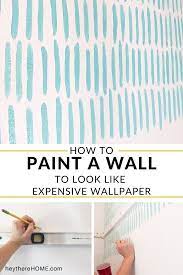 Diy Accent Wall Faux Wallpaper Diy Accent Wall Accent Wall Cool Diy Projects