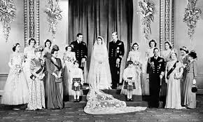 Their daughter, princess anne, and her husband mark phillips. Queen Elizabeth Ii And Prince Philip S 1947 Wedding A Photo Gallery Queen Elizabeth Wedding Princess Elizabeth Royal Wedding Gowns