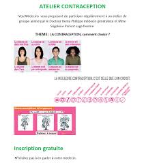 Atelier Contraception Maison Medicale Michelet