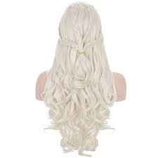 Struck with grief, dany appears in dragonstone with her. Amazon Com Morvally Daenerys Targaryen Cosplay Wig For Game Of Thrones Season 7 Khaleesi Long Curly Wavy Braids Hair Wigs For Womens Costume Halloween Party Light Blonde Beauty Personal Care