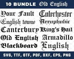 In some countries (e.g., norway,. Old English Script Etsy