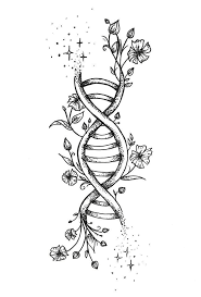 Dna Tattoo Dna Tattoo Dna Tattoo Tattoos Manner In 2020 Blumentattoos Tattoos Zeichnen Blumen Tattoo Designs