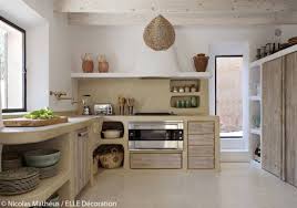 Visites D Interieurs De Maisons D Appartements Et De Lofts Elle Decoration Cuisine Beton Cuisines Design Cuisine Moderne