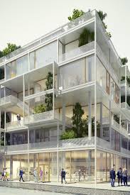 Entwurf Fur Einen Buroneubau Mit Coworking Spaces Und Microapartments In Munchen Visualisierung Der Raumhaltigen Fassade Architektur Style At Home Bauvorhaben