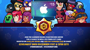 There are 88 brawl stars gift for sale on etsy, and they cost $30.29 on average. Hammers Esports On Twitter It S Still The Season Of Giving You Have A Chance To Win A 15 Itunes Gift Card Hamfam Join The Hammers Brawl Stars Discord Server To Register And