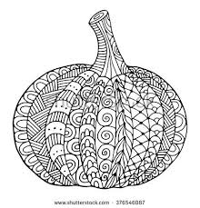 New users enjoy 60% off. Hand Drawn Black And White Ornamental Pumpkin Could Be Use For Coloring Book In Zentangle Style Pumpkin Art Fall Art Projects Zentangle
