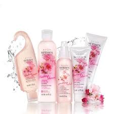 Avon Senses Blushing Cherry Blossom Hydrating Shower Gel Shower Gel Senses Bath And Body