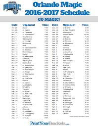 Oct 23, 2016 at 5:41 pm et2 min read. 2016 2017 Orlando Magic Schedule Warriors Schedule Basketball Schedule Indiana Pacers